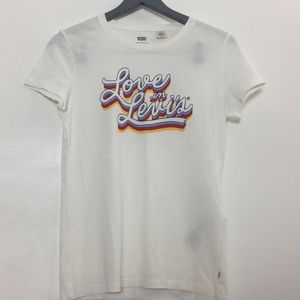 Levis NEW Womens Cotton White T Shirt Small